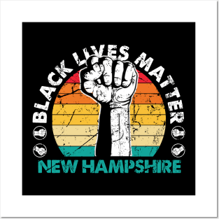 New Hampshire black lives matter political protest Posters and Art